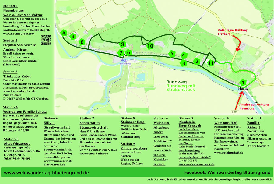 Weinwandertag im Blütengrund